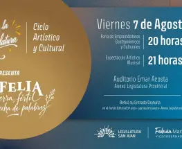 La Legislatura sanjuanina inaugura un ciclo artístico con un tributo a Ofelia Zúccoli