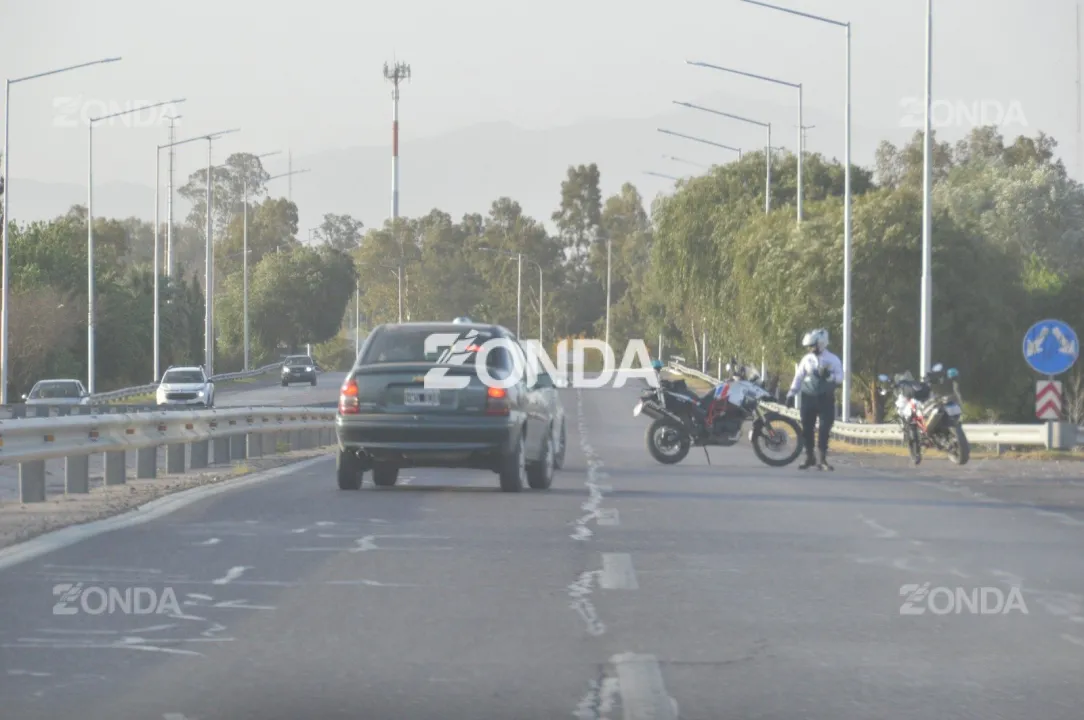 Choque en plena Circunvalación