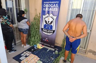 Allanaron una casa en Sierras de Marquesado y secuestraron cocaína, marihuana y dinero