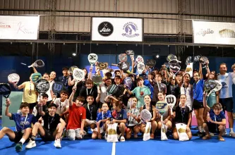 Sanjuaninos brillan en la primera fecha de la Liga Argentina de Menores de pádel