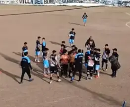 La vuelta del público de Del Bono quedó interrumpida por la suspensión del duelo ante Libertad Juvenil