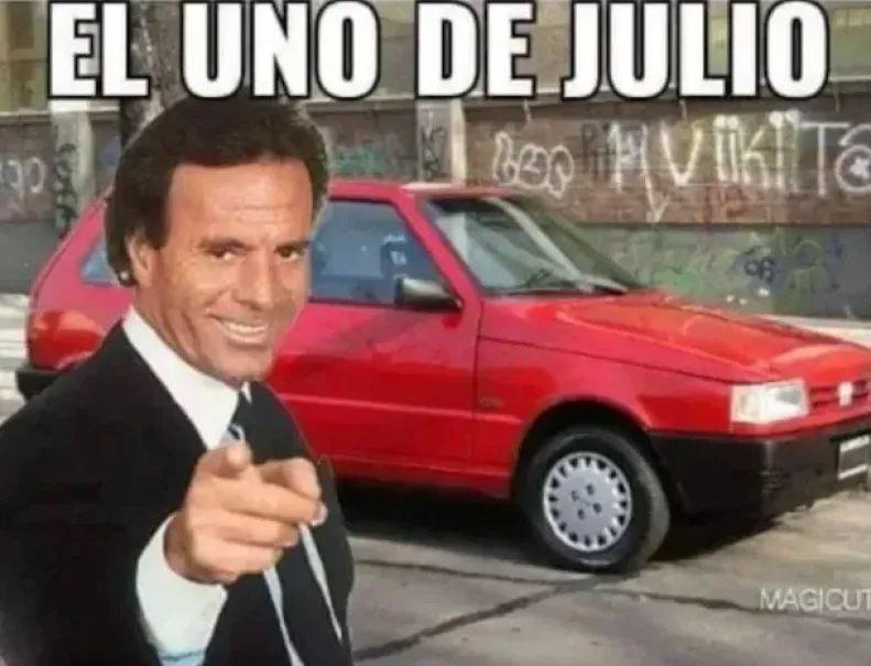 Los memes de Julio Iglesias vuelven a dominar internet con el inicio de julio - Imagen