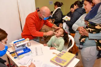 Chimbas: un operativo integral acercó atención médica y apoyo social al barrio Necochea