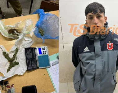 Detuvieron a un joven tras una fuga en moto y el hallazgo de marihuana