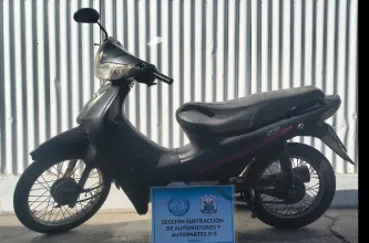Secuestran una moto con numeración adulterada durante un operativo en Rawson