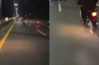 Un motociclista murió al chocar en una carrera clandestina y la secuencia quedó filmada