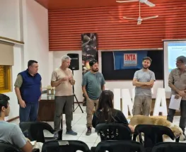 Dictan un curso sobre mantenimiento de riego tecnificado en Pocito