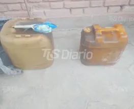 Secuestran bidones de gasoil en 25 de Mayo: uno de los detenidos tenía pedido de captura