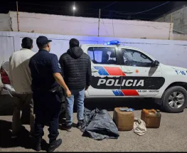 Identifican a dos hombres por el robo de bidones con gasoil en una finca