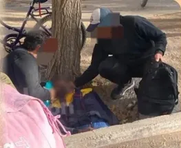 Impactante caída de un ciclista en Caucete: tenía más de 2 gramos de alcohol en sangre
