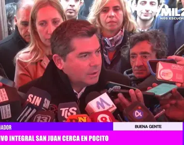 Orrego anunció habló del estadio de hockey y confirmó un viaje internacional para presentar los bonos de San Juan