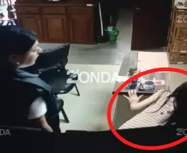 VIDEO: una mujer usa a su hija para robar y queda filmada