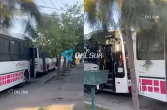 Quejas por ruidos y bloqueos: colectivos generan conflictos en una zona de Rawson