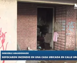 Principio de incendio en una casa abandonada generó alarma entre vecinos
