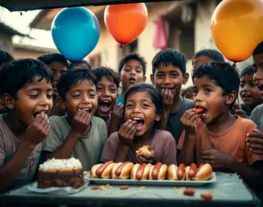 Una familia impulsa festejos para niños que no pueden celebrar su cumpleaños