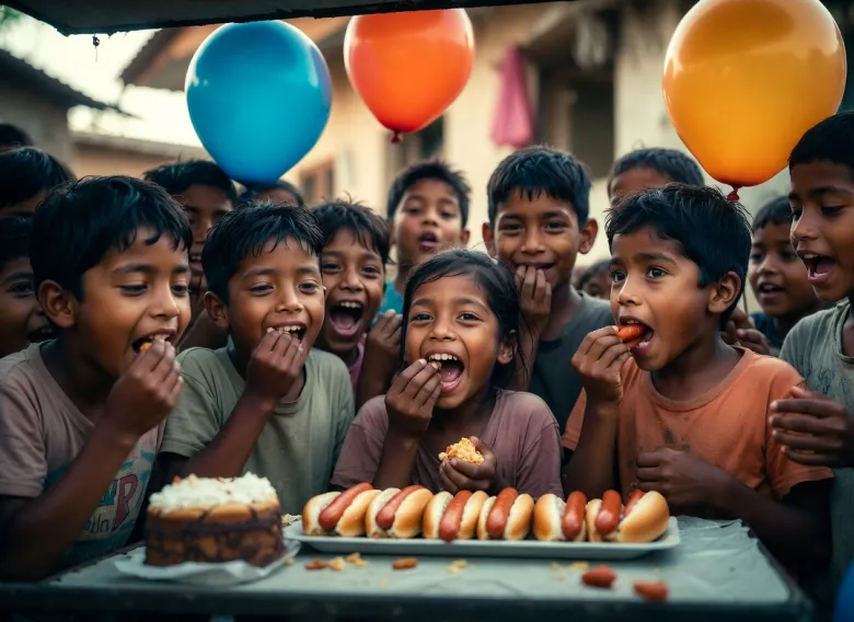 Una familia impulsa festejos para niños que no pueden celebrar su cumpleaños