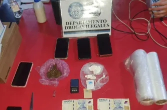 Detuvieron a una pareja en un allanamiento por venta de estupefacientes en La Bebida