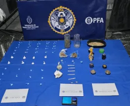 Un allanamiento en Rivadavia dejó un detenido y el secuestro de drogas y dinero