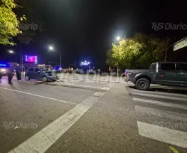 Confirman que no hubo heridos tras el fortísimo choque en plena Libertador