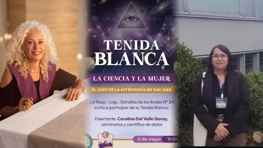 La Logia Estrella de los Andes convoca a una charla sobre mujer y astronomía