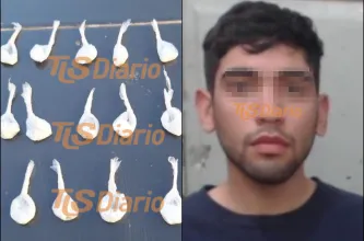 Un motociclista fue detenido en Capital y le hallaron 18 envoltorios de cocaína