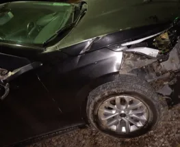 Choque en La Bebida dejó daños materiales y un conductor se retiró del lugar