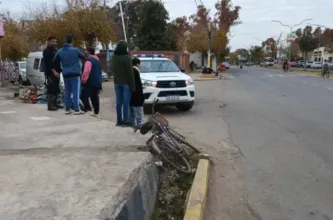 Un hombre de 84 años fue derivado al hospital tras un choque entre una bicicleta y una moto