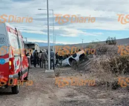 Una conductora fue rescatada tras un vuelco en la Ruta 60