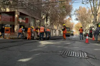 Capital suma nuevos tramos de pavimento en el microcentro