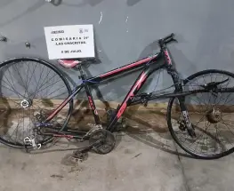 Hallaron desarmada una bicicleta sustraída y la devolvieron a su dueño