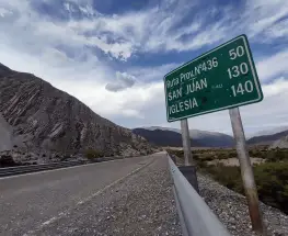 Vialidad Nacional actualizó la circulación en las rutas de San Juan