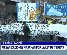 Organizaciones sanjuaninas rechazaron en Plaza 25 de Mayo el proyecto de Ley de Tierras