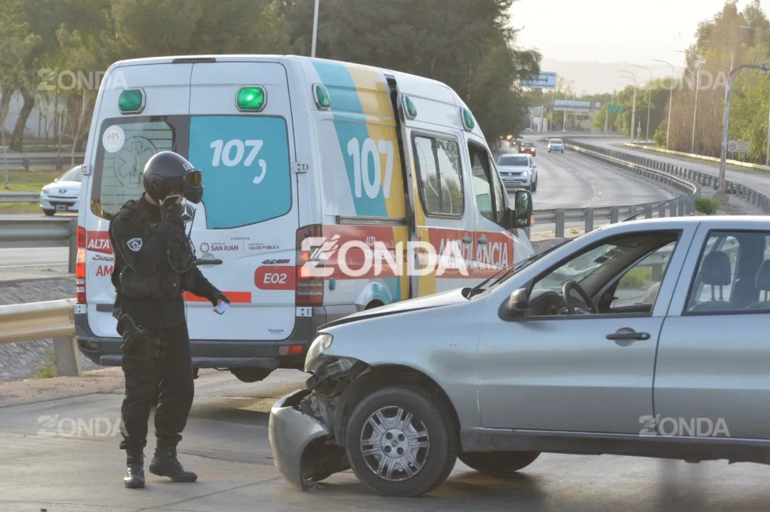 Choque en plena Circunvalación
