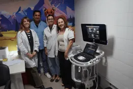 Hospital Rawson incorpora ecógrafo pediátrico de última generación