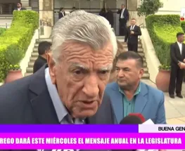 Gioja, antes del discurso de Orrego: "Lo más importante es cómo enfrentamos la falta de agua"