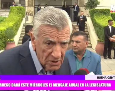 Gioja, antes del discurso de Orrego: "Lo más importante es cómo enfrentamos la falta de agua"