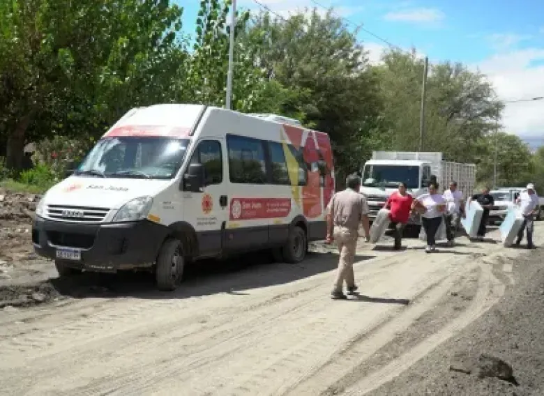 Caucete, el departamento más afectado tras las lluvias: ya brindan asistencia a dos familias
