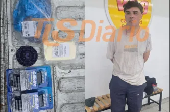 Detuvieron a un hombre que intentó salir de un supermercado con mercadería oculta