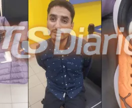 Intentó sustraer prendas de un comercio, reaccionó con agresividad y quedó arrestado