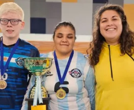 Dos sanjuaninos alcanzaron el podio en la Copa Tango de Goalball