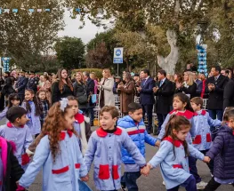 Los jardines municipales protagonizaron el desfile del 25 de Mayo en Santa Lucía