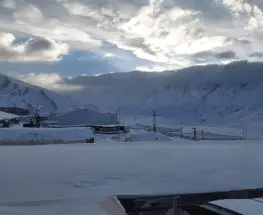 La nieve llegó con fuerza a la cordillera sanjuanina: así amaneció en Veladero