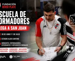 Así será la capacitación que la Fundación River Plate dictará en San Juan