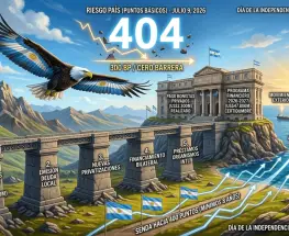 Tras el pago a bonistas, el riesgo país cayó a 404 puntos y quedó al borde de perforar un piso clave
