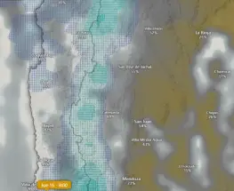 Alertan por un fuerte temporal de nieve y lluvias que afectará a Iglesia y Calingasta desde este miércoles