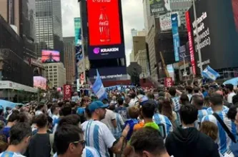 Más de 10 mil hinchas argentinos se reunirán en Nueva York antes de la final ante España
