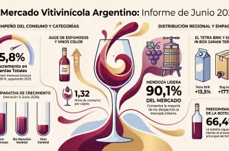 Vino en Argentina: Mendoza impulsa el crecimiento mientras San Juan enfrenta una caída histórica
