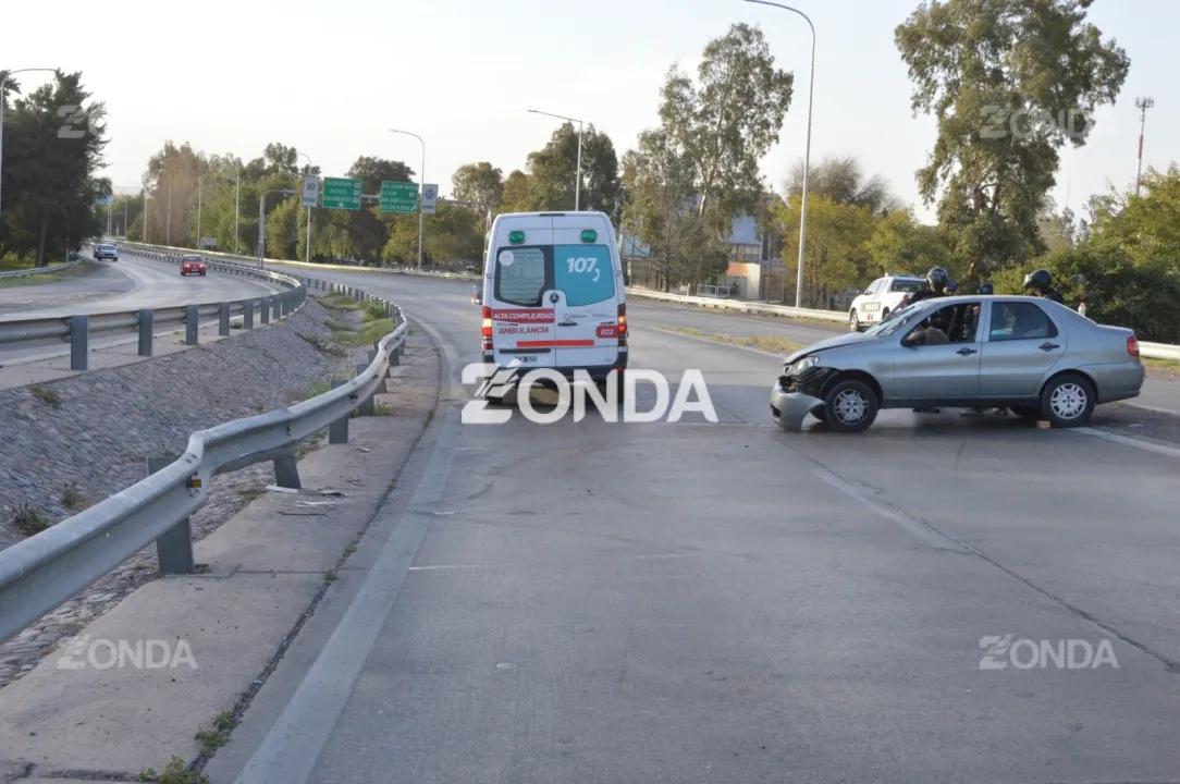 Choque en plena Circunvalación
