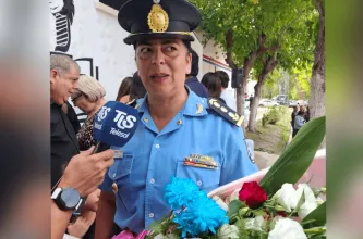 La exsubjefa de la Policía, Cintia Álamo cerró una vida de servicio marcada por la vocación