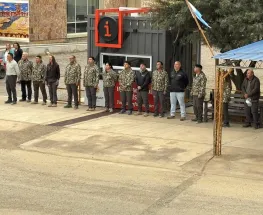 Ischigualasto fue escenario de un homenaje cargado de emoción por Malvinas